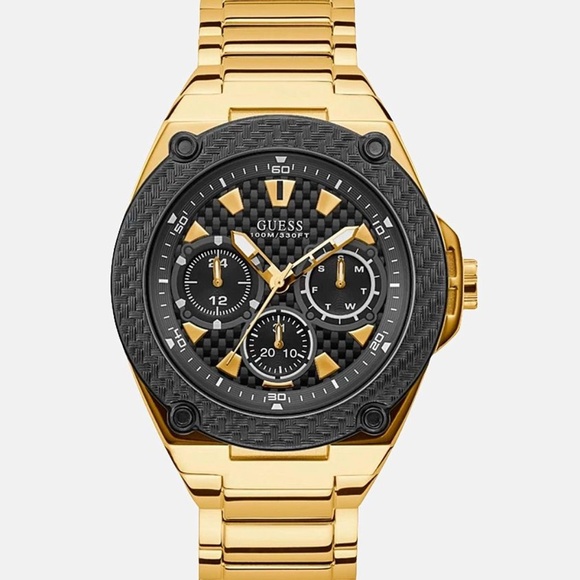 NEW GUESS Gold Toned Men's Watch - Picture 1 of 5